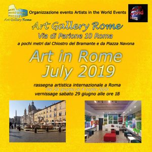 Art in Rome July 2019 flyer fronte-r